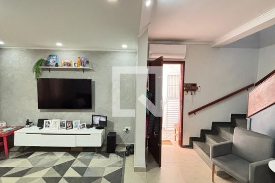 Sala de casa à venda com 3 quartos, 200m² em Jardim Ana Maria, Santo André