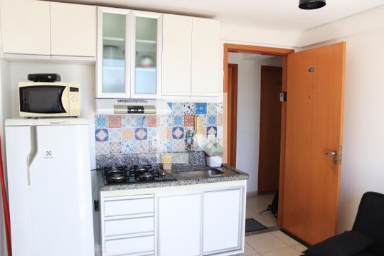 Sala de apartamento à venda com 1 quarto, 31m² em Setor Leste Universitário, Goiânia