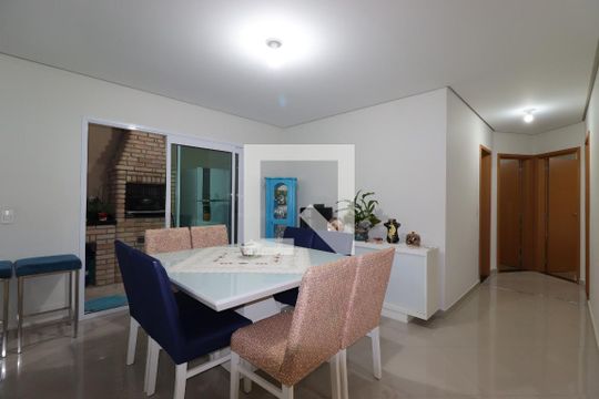 Sala de Jantar de apartamento à venda com 4 quartos, 135m² em Jardim Paraiso, Santo André