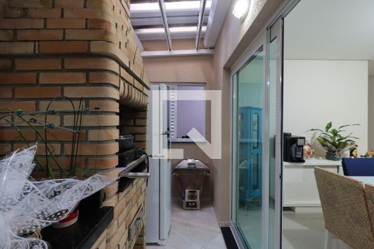 Área Gourmet de apartamento à venda com 4 quartos, 135m² em Jardim Paraiso, Santo André