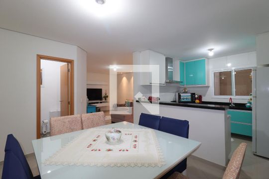 Sala de Jantar de apartamento à venda com 4 quartos, 135m² em Jardim Paraiso, Santo André