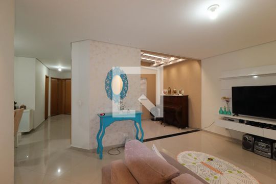 Sala de apartamento à venda com 4 quartos, 135m² em Jardim Paraiso, Santo André