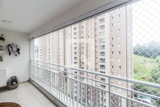 Varanda gourmet de apartamento para alugar com 3 quartos, 105m² em Jardim Tupanci, Barueri