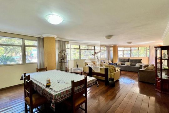 Sala de apartamento para alugar com 4 quartos, 320m² em Lourdes, Belo Horizonte