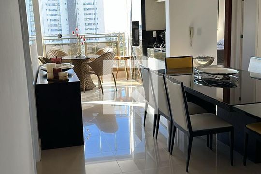 Sala de apartamento à venda com 4 quartos, 220m² em Vila da Serra, Nova Lima