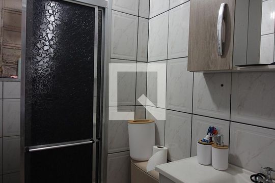 Banheiro Social de apartamento à venda com 2 quartos, 50m² em Vila Alves Dias, São Bernardo do Campo