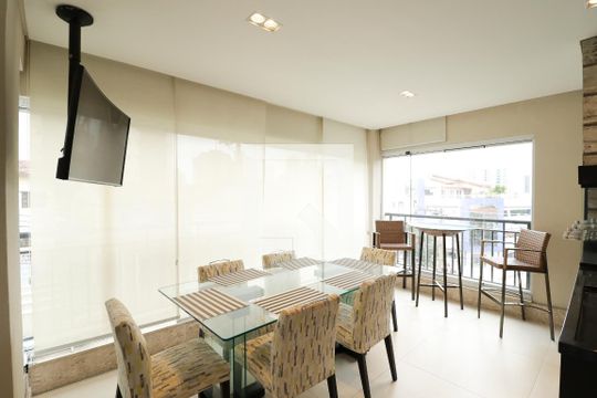Varanda Gourmet de apartamento à venda com 3 quartos, 146m² em Jardim São Paulo, São Paulo