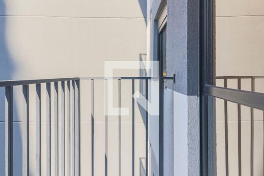 Varanda da Sala de apartamento para alugar com 1 quarto, 27m² em Campo Belo, São Paulo