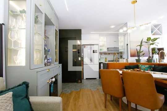 Sala de apartamento à venda com 2 quartos, 57m² em Calafate, Belo Horizonte