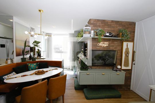 Sala de apartamento à venda com 2 quartos, 57m² em Calafate, Belo Horizonte