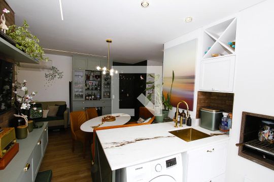 Sala de apartamento à venda com 2 quartos, 57m² em Calafate, Belo Horizonte