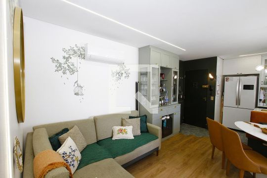 Sala de apartamento à venda com 2 quartos, 57m² em Calafate, Belo Horizonte
