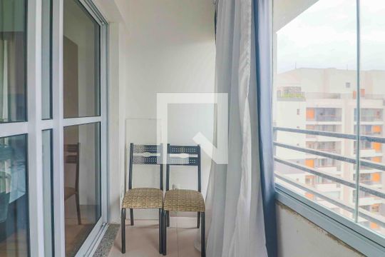Varanda de apartamento à venda com 1 quarto, 25m² em Butantã, São Paulo