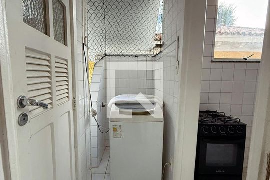 Área de Serviço de apartamento à venda com 3 quartos, 100m² em Jardim Botânico, Rio de Janeiro