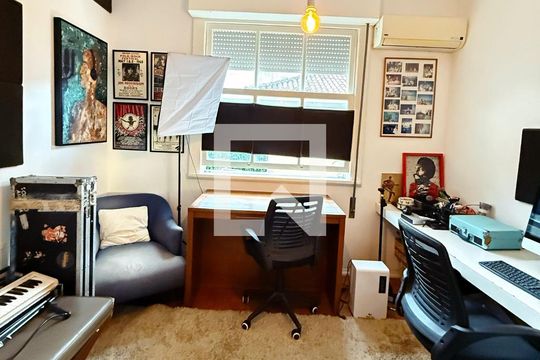 Quarto 3 de apartamento à venda com 3 quartos, 100m² em Jardim Botânico, Rio de Janeiro