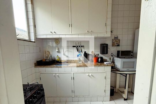 Cozinha de apartamento à venda com 3 quartos, 100m² em Jardim Botânico, Rio de Janeiro
