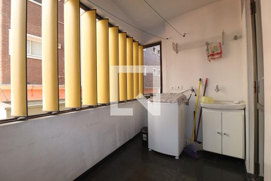 Área de Serviço de apartamento à venda com 3 quartos, 145m² em Jardim, Santo André