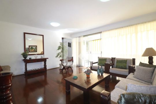 Sala de estar de apartamento à venda com 3 quartos, 145m² em Jardim, Santo André