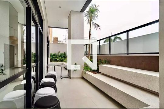 Área comum de apartamento para alugar com 1 quarto, 35m² em Mirandópolis, São Paulo