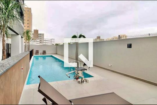 Área comum - Piscina de apartamento para alugar com 1 quarto, 35m² em Mirandópolis, São Paulo