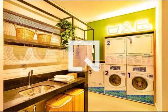 Área comum de apartamento para alugar com 1 quarto, 35m² em Mirandópolis, São Paulo
