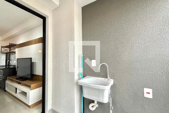 Área de Serviço de apartamento para alugar com 1 quarto, 35m² em Mirandópolis, São Paulo