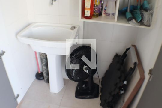 Área de Serviço de apartamento à venda com 1 quarto, 50m² em Residencial Tambore Iii, Santana de Parnaíba