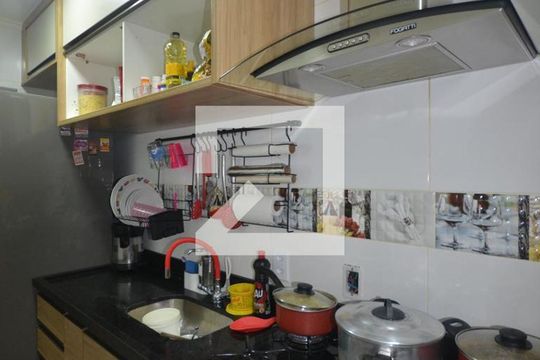 Cozinha e Área de Serviço de apartamento à venda com 2 quartos, 48m² em Campo Grande, Rio de Janeiro