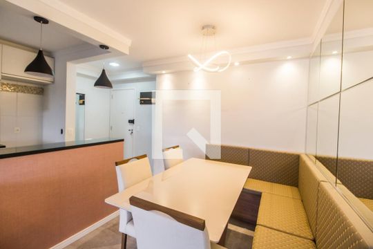 Sala de Jantar de apartamento à venda com 2 quartos, 74m² em Empresarial 18 do Forte, Barueri
