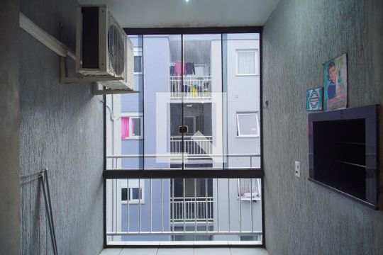 Varanda da Sala de apartamento à venda com 3 quartos, 69m² em Industrial , Novo Hamburgo