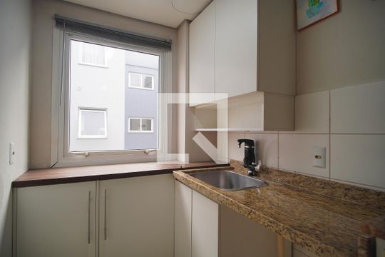 Cozinha de apartamento à venda com 3 quartos, 69m² em Industrial , Novo Hamburgo