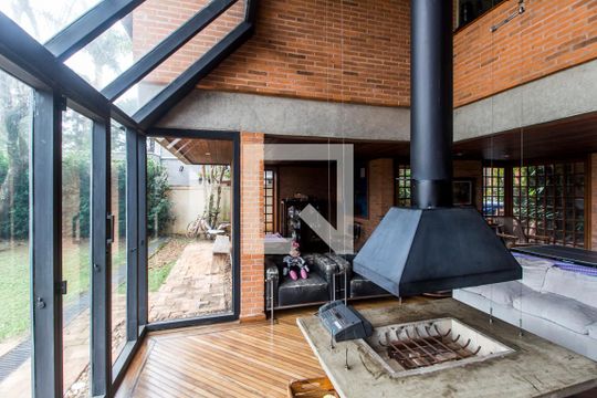 Sala de casa à venda com 4 quartos, 480m² em Alphaville, Santana de Parnaíba