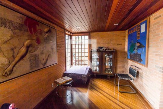 Sala de casa à venda com 4 quartos, 480m² em Alphaville, Santana de Parnaíba