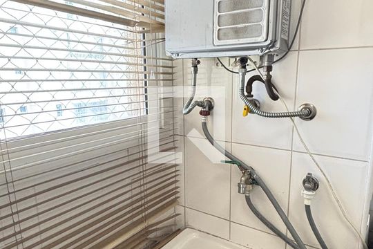 Área de Serviço de apartamento à venda com 2 quartos, 77m² em Campestre, Santo André