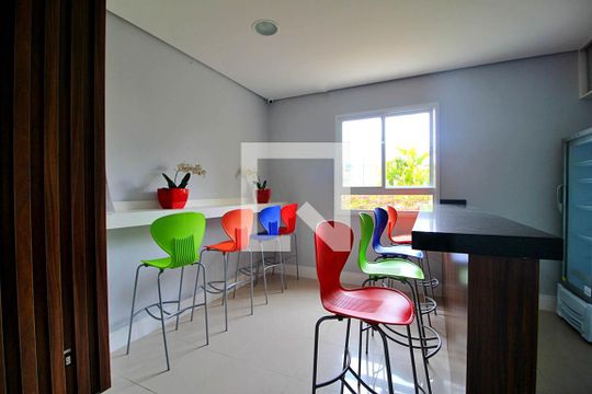 Área comum - Salão de festas de apartamento à venda com 2 quartos, 77m² em Campestre, Santo André