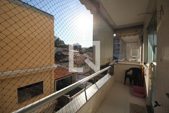 Sala Varanda de apartamento à venda com 1 quarto, 50m² em Jacarepaguá, Rio de Janeiro