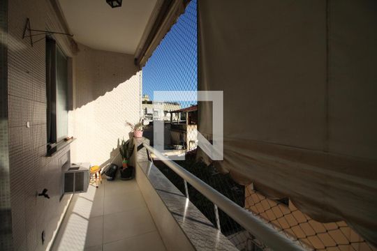 Sala - Varanda de apartamento à venda com 1 quarto, 50m² em Jacarepaguá, Rio de Janeiro