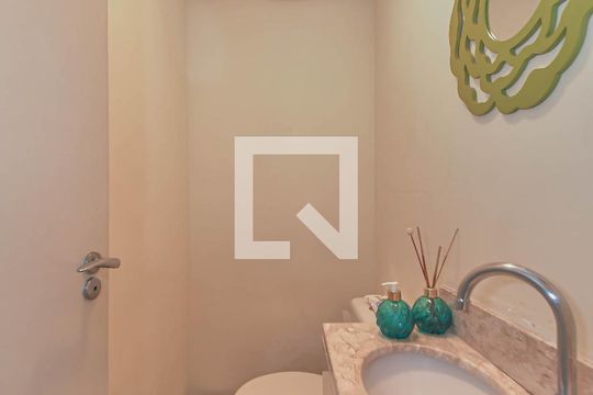 Lavabo de casa de condomínio à venda com 3 quartos, 96m² em Vila Guarani (zona Sul), São Paulo