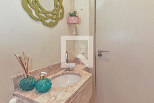 Lavabo de casa de condomínio à venda com 3 quartos, 96m² em Vila Guarani (zona Sul), São Paulo