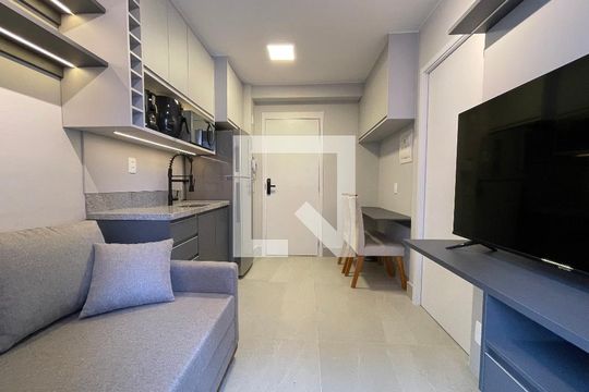 Sala de apartamento à venda com 1 quarto, 25m² em Vila Butantã, São Paulo
