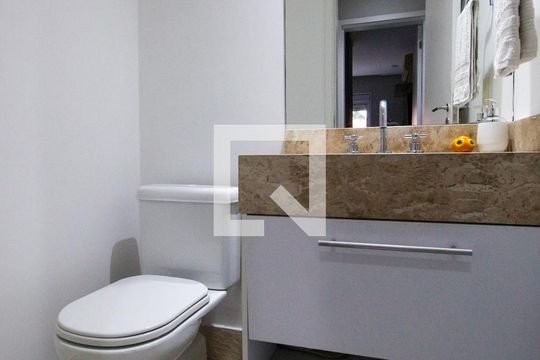 Lavabo de apartamento para alugar com 1 quarto, 111m² em Jardim Leonor, São Paulo