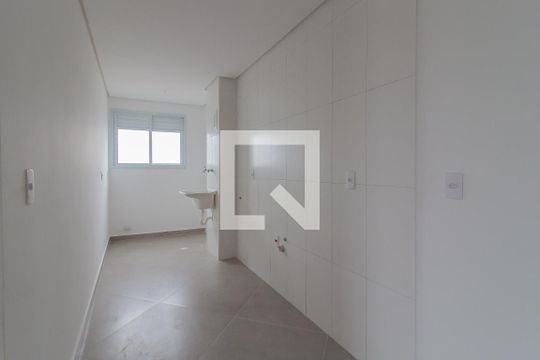 Cozinha e Área de Serviço de apartamento para alugar com 2 quartos, 55m² em Jardim Anchieta, Mauá