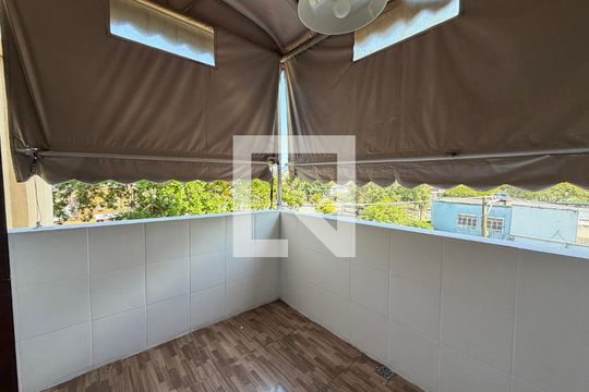Varanda da Sala de apartamento à venda com 1 quarto, 40m² em Jacarepaguá, Rio de Janeiro
