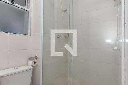 Banheiro Social de apartamento para alugar com 2 quartos, 57m² em Residencial Joao Luiz, Hortolândia