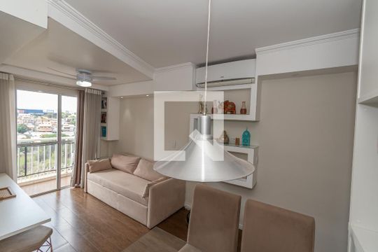 Sala  de apartamento para alugar com 2 quartos, 57m² em Residencial Joao Luiz, Hortolândia
