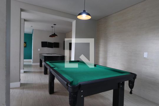 Área comum - Games & Cinema de apartamento para alugar com 2 quartos, 40m² em Vila Graciosa, São Paulo