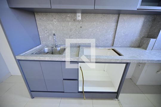 Sala/Cozinha de apartamento à venda com 2 quartos, 65m² em São Francisco, Goiânia