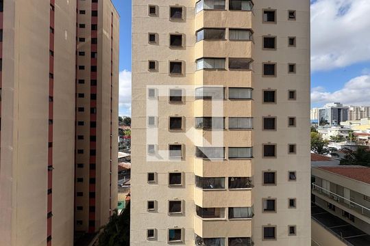 Vista da suíte 1 de apartamento à venda com 3 quartos, 106m² em Vila Gilda, Santo André
