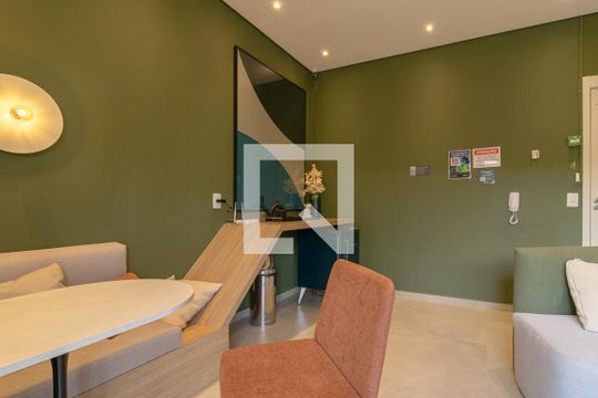 Área comum - Coworking de apartamento à venda com 1 quarto, 29m² em Moema, São Paulo