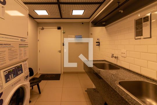 Área comum de apartamento à venda com 1 quarto, 27m² em Vila Nova Conceição, São Paulo